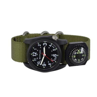 Bertucci DX3 Compass™ Field Watch with Nylon Strap, Black Dial
