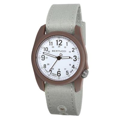 Bertucci DX3 Canvas Polycarbonate Unibody Watch with Beige Comfort Strap