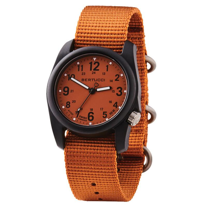 Bertucci DX3 Field Watch with Cicada Orange Dial