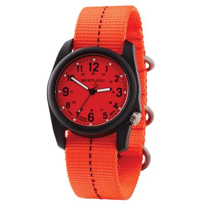 Bertucci DX3 Plus Field Watch with Orange Blaze Dial