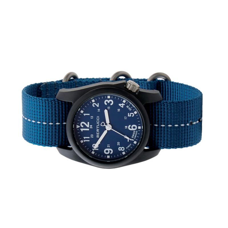 Bertucci DX3 Field Watch with Cobalt Blue Dial