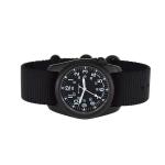 Bertucci A-2S Vintage Black with Swiss Movement and Black Dial