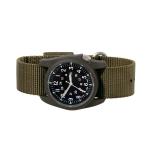 Bertucci retro-inspired Retroform field watch with a USA movement, 5 year battery and G-Type nylon band