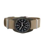 Bertucci A-2RA Retroform with USA Movement and Khaki Rubber One-Piece Strap