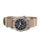 Bertucci A-2TR Field Pro GMT Black Dial with Khaki Rubber Strap