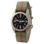 Bertucci A-7T Retrospec Solar Titanium Field Watch with Defender Drab Nylon Strap