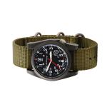 Bertucci A-3PS Solar Field Watch with Forest Nylon Strap