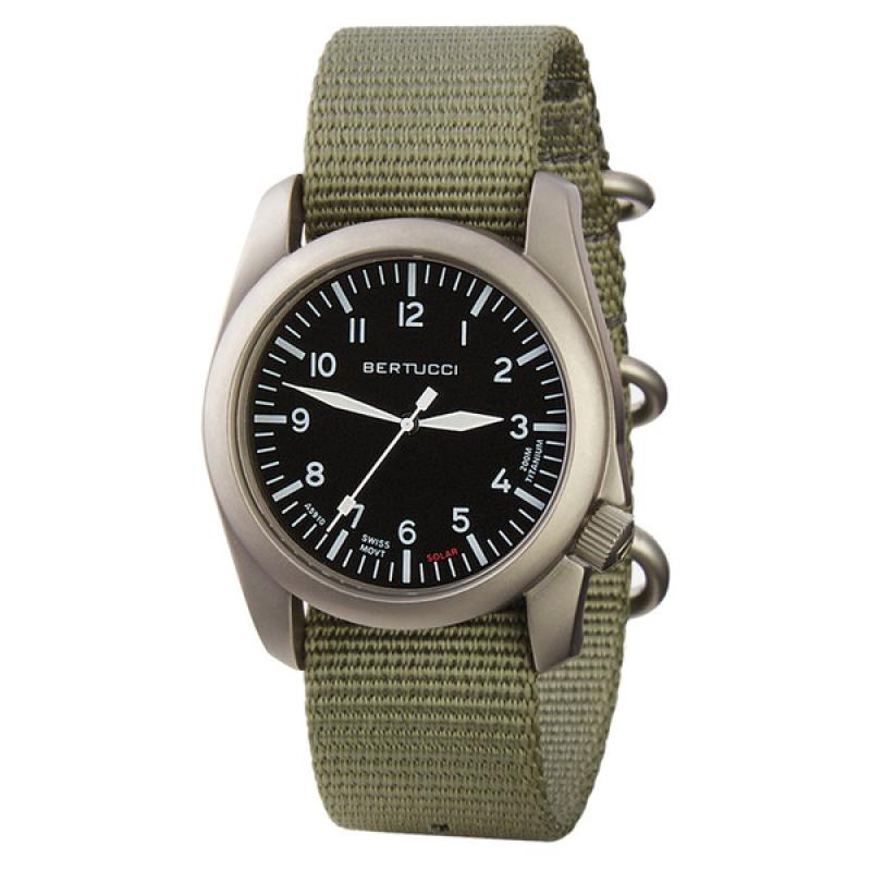 Bertucci A-4TS AERO Solar Black Dial Watch