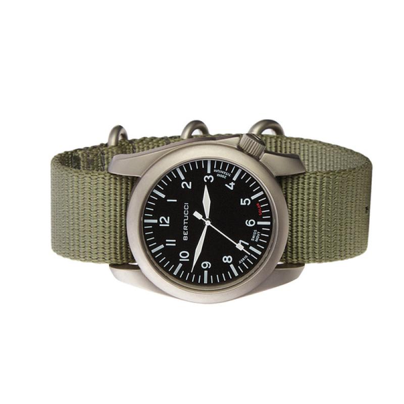 Bertucci A-4TS AERO Solar Black Dial Watch