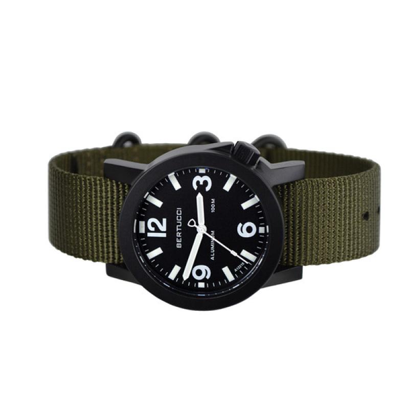 Bertucci Experior Anodized Aluminum Unibody Watch with Nylon Strap