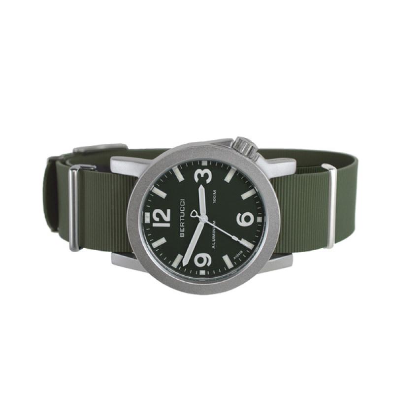 Bertucci Experior Anodized Aluminum Unibody Watch with Italian rubber strap