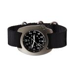 Bertucci D-3T Retroform Epic Field Watch with Black Dial and Black Nylon Strap