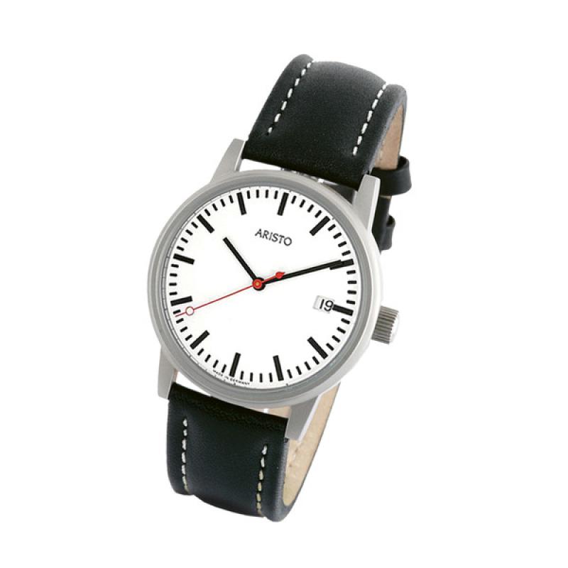 Aristo 39mm Bauhaus Railroad Watch #3H195 Brand: Aristo