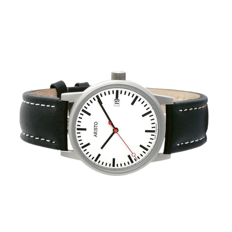 Aristo 39mm Bauhaus Railroad Watch #3H195 Brand: Aristo