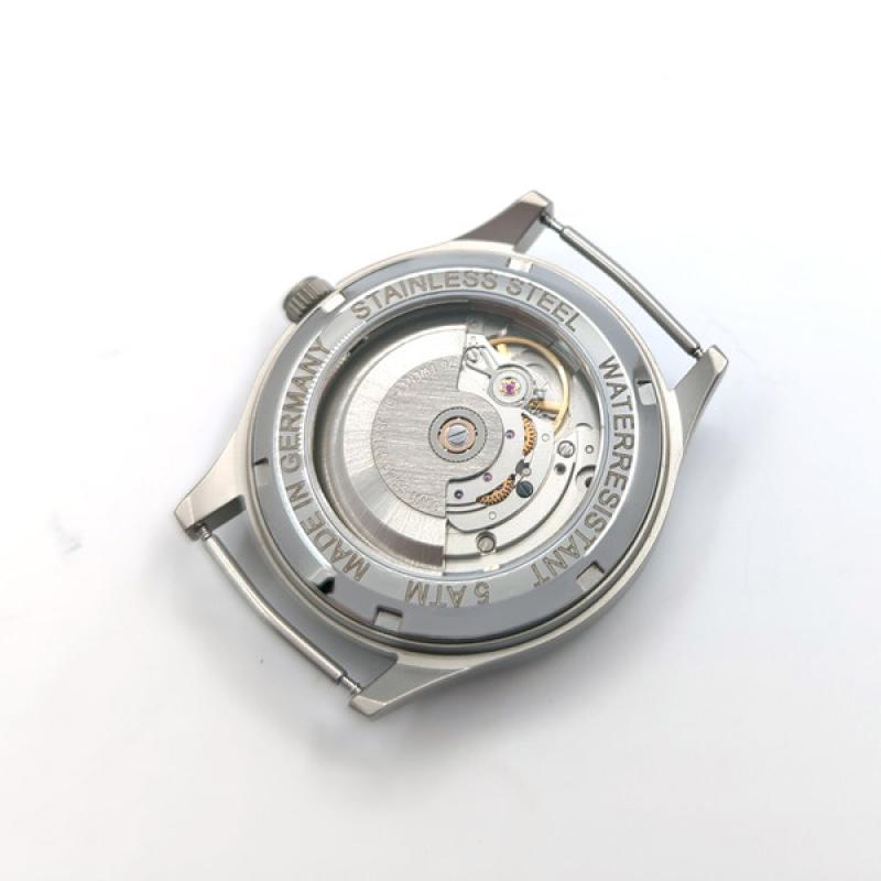 Aristo 38mm Navy Style Swiss Automatic Watch with Blue Dial