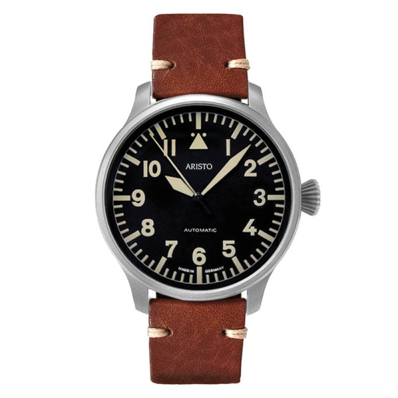 Aristo Swiss Automatic Pilot Watch with Black A-Dial