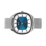 Aristo 41mm Classic Dress Watch with Rectangular Face and Blue Dial