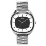 Aristo 36mm Classic Dress Watch with Rectangular Face and Black Dial