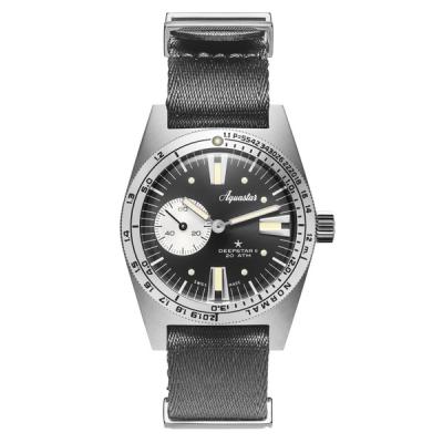 Aquastar Deepstar II Dive Watch with Steel Grey Dial