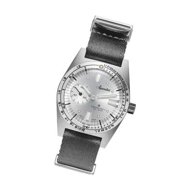 Aquastar Deepstar II Dive Watch with Vintage Silver Dial