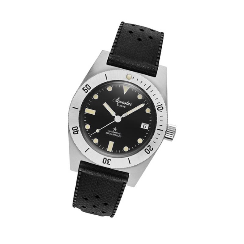 Aquastar Model 60 Re-Edition Dive Watch Combo Package