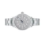 Laco Aachen Gray 39 Type B Dial Automatic Pilot Watch with Sapphire Crystal