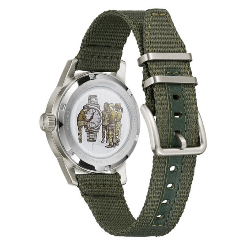 Bulova Hack Automatic Field Watch with 38mm Case and Black Dial