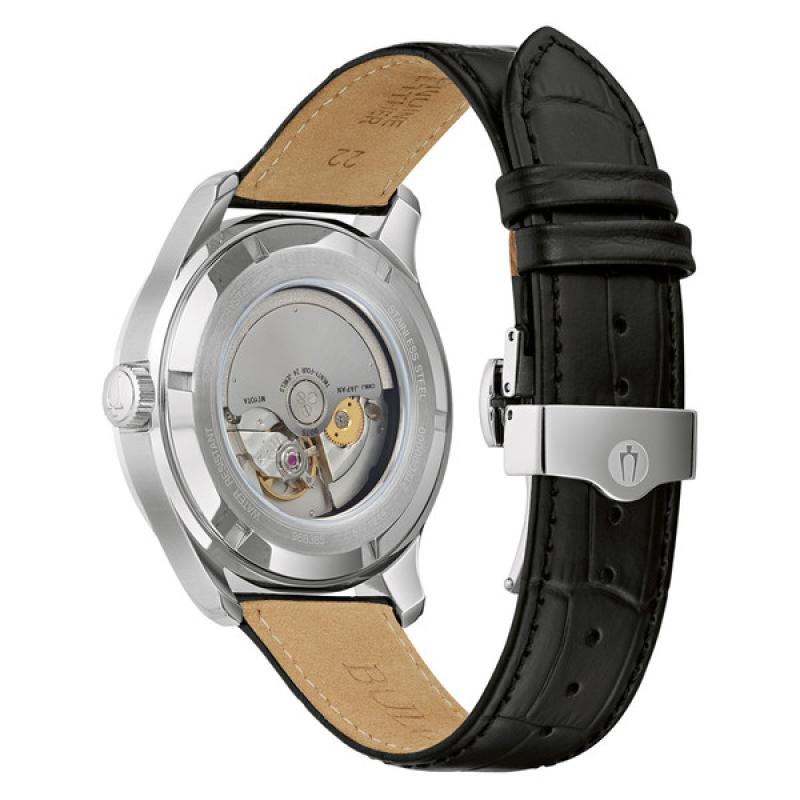 Bulova Wilton Automatic Traveller GMT with World Blue Dial