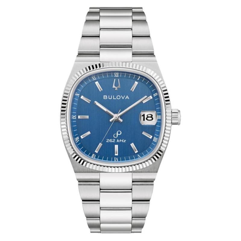 Bulova Super Seville Date Watch with Blue Dial