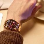 Bulova Surveyor Rose Gold-Tone With Purple Dial