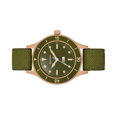 Bulova MIL SHIPS 41mm Automatic Bronze Watch with Big Dome Sapphire Crystal