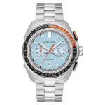 Bulova Racer Chronograph with Blue Dial and Orange Accents