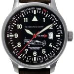 Messerschmitt Fliegeruhr Watch with Aviator Leather Strap