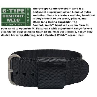 Bertucci A-2S Vintage with Swiss Movement, Black Dial, 40mm Stainless Steel Case