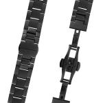 Marathon Black PVD Solid Link Watch Bracelet