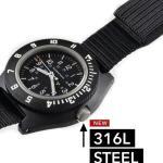 Marathon Swiss Made Quartz Military Navigator Pilot Watch with Tritium Illumination