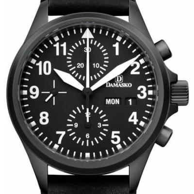 Damasko Swiss Valjoux 7750 Chronograph with a 60-Minute Stopwatch and 12-Hour Totalizer