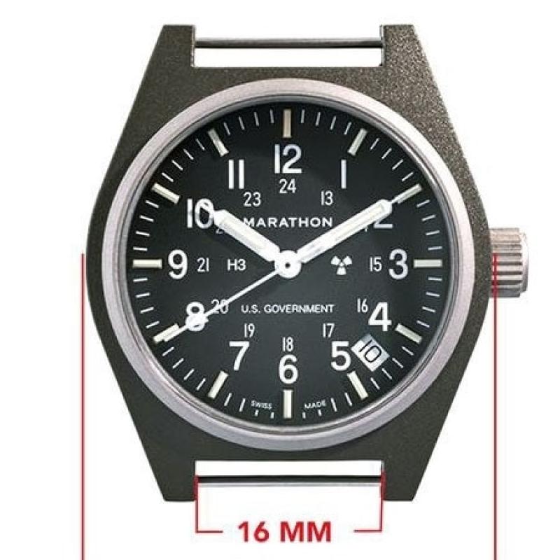Marathon Swiss Made Quartz Military General Purpose Watch with Tritium Illumination