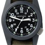 Bertucci A-3P Sportsman Vintage Field Watch with a 42mm Black Poly-Carbonate Case