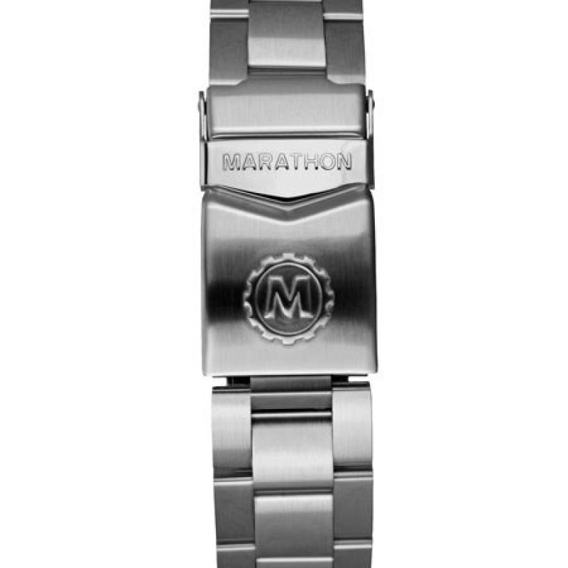 Marathon Brushed Finish Solid Link Bracelet