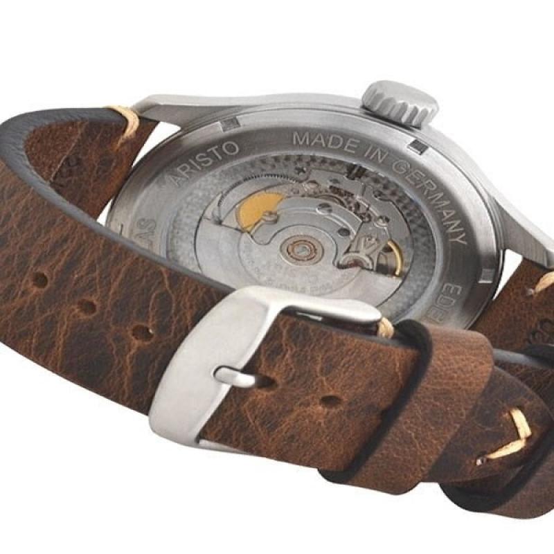 Aristo 47mm Swiss ETA Automatic Vintage Navigator Watch with Sapphire Crystal