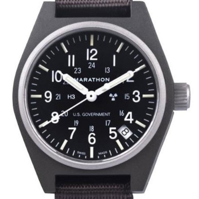Marathon Swiss Made Quartz Military General Purpose Watch with Tritium Illumination