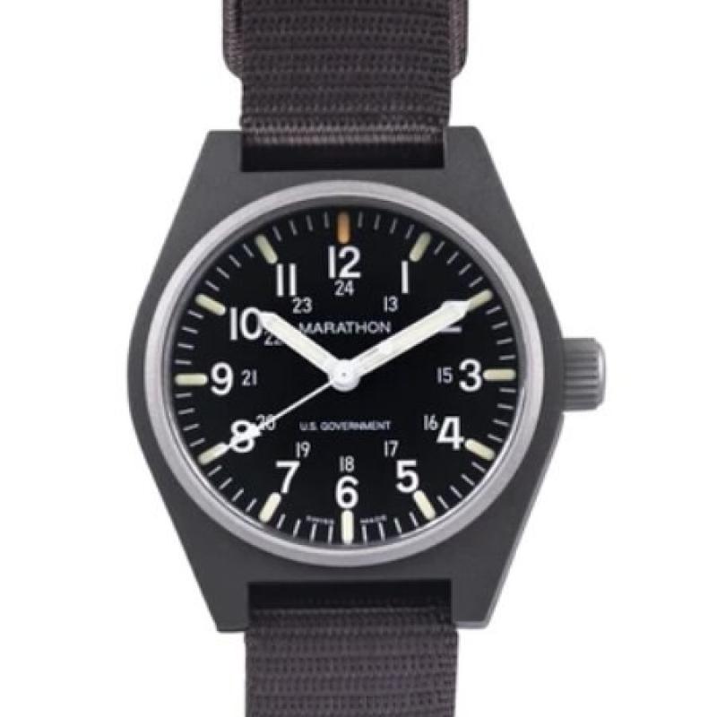 Marathon Swiss Made Quartz Military General Purpose Watch with MaraGlo Green Illumination