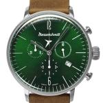 Messerschmitt Bauhaus Swiss Quartz Chronograph Watch with 12-Hr Totalizer