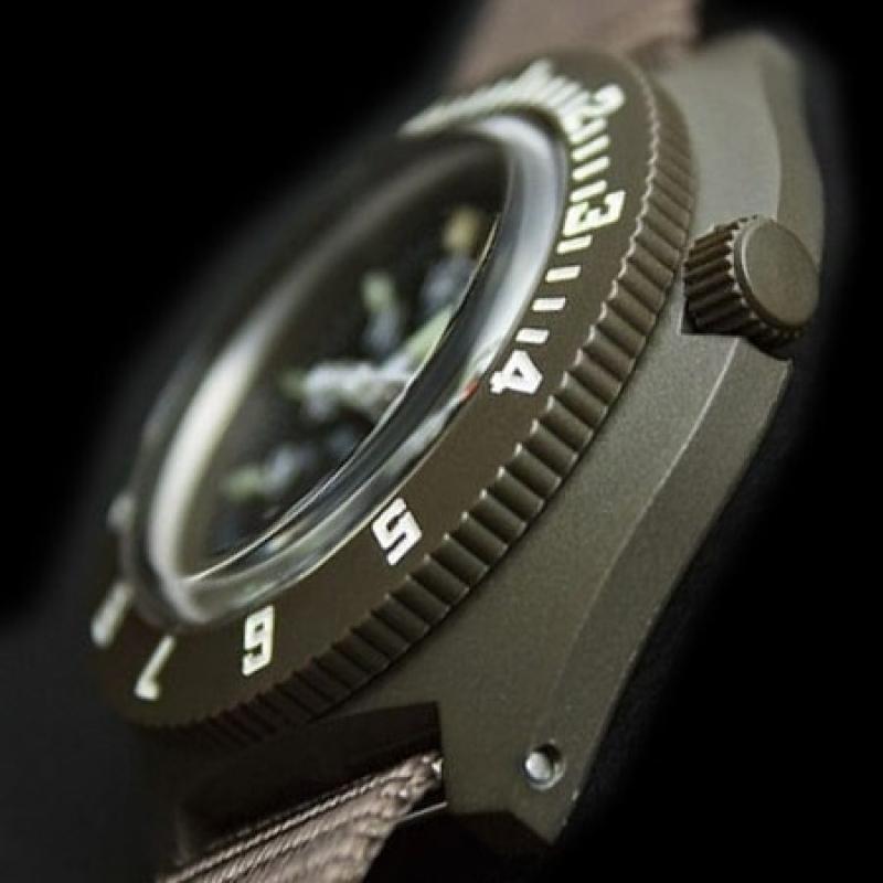 Marathon Swiss Made Quartz Military Navigator Pilot Watch with Tritium Illumination