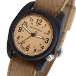Bertucci DX3 Canvas Polycarbonate Unibody Watch, Sahara Comfort Band, Patrol Khaki⢠Dial