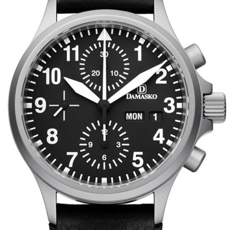 Damasko Swiss Valjoux 7750 Chronograph with a 60-Minute Stopwatch and 12-Hour Totalizer
