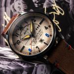 AVI-8 Hawker Hurricane VE-Day 80th LE Vanguard Beige Watch