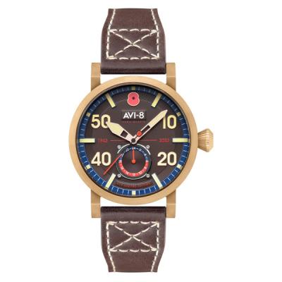 AVI-8 Royal British Legion Meca-Quartz LE Watch with Carbon Brown Dial