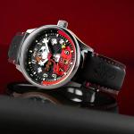 AVI-8 x Peanuts Snoopy Flying Ace GMT Automatic in Doghouse Red